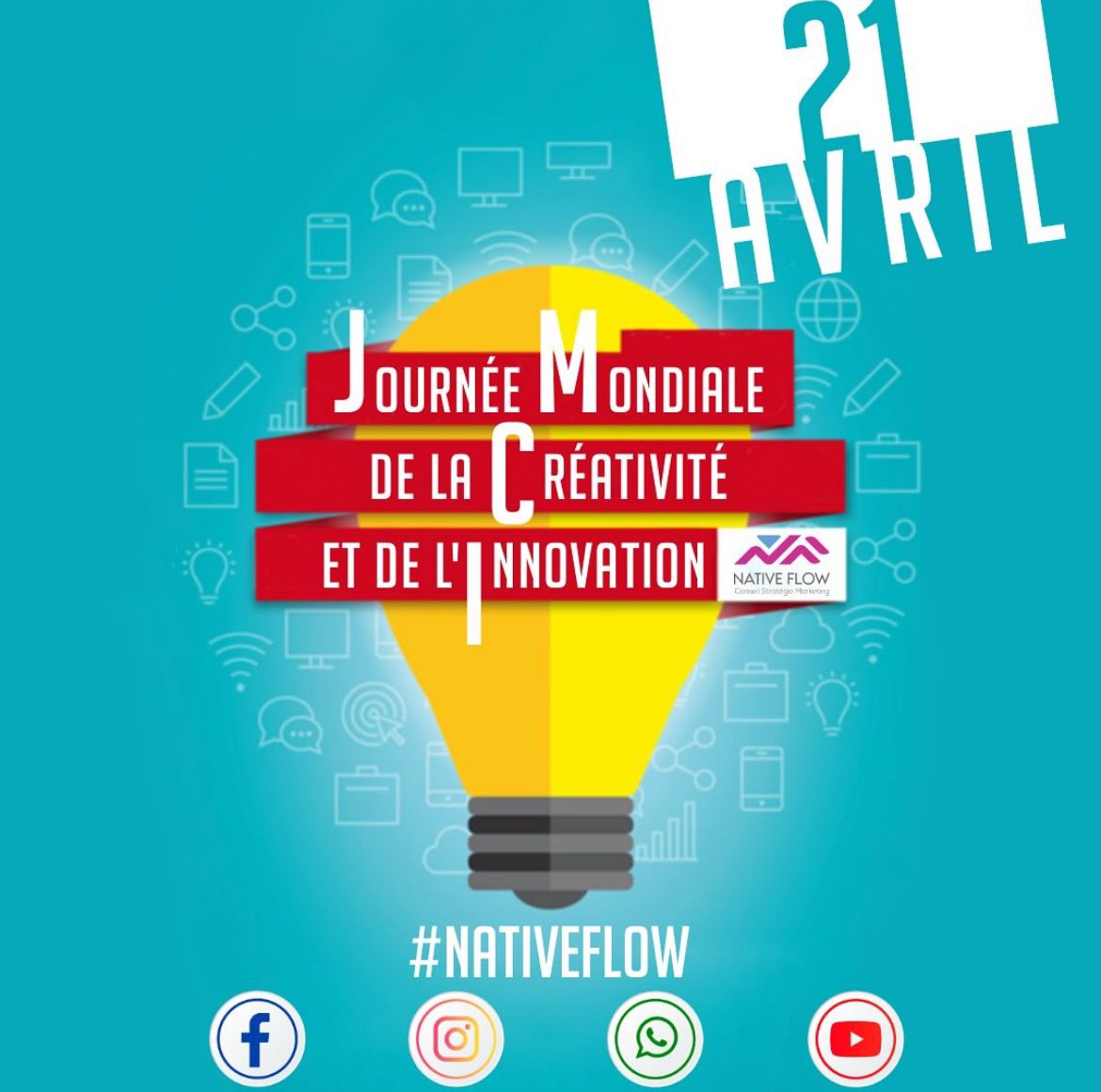 JournĂ©e mondiale de la crĂ©ativitĂ© et de lâinnovation